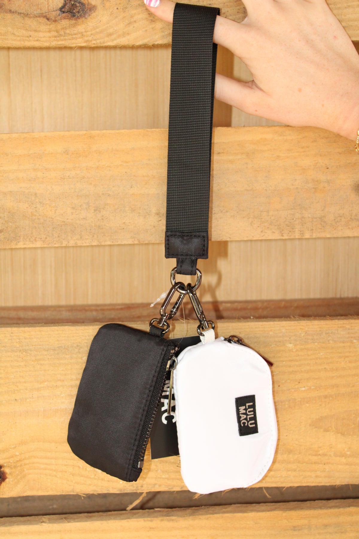 Black & White Lulu Mac Keychains