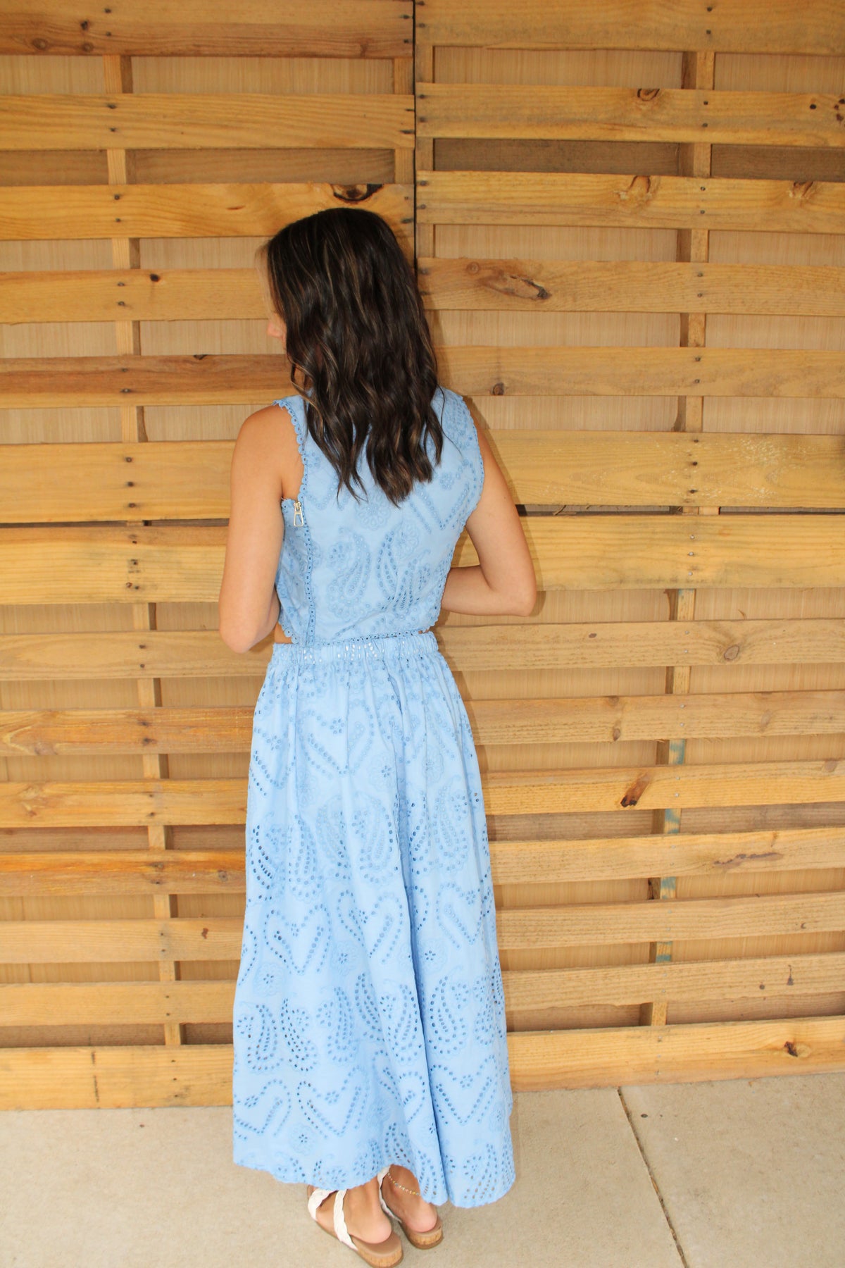 Ocean Blue Maxi Set
