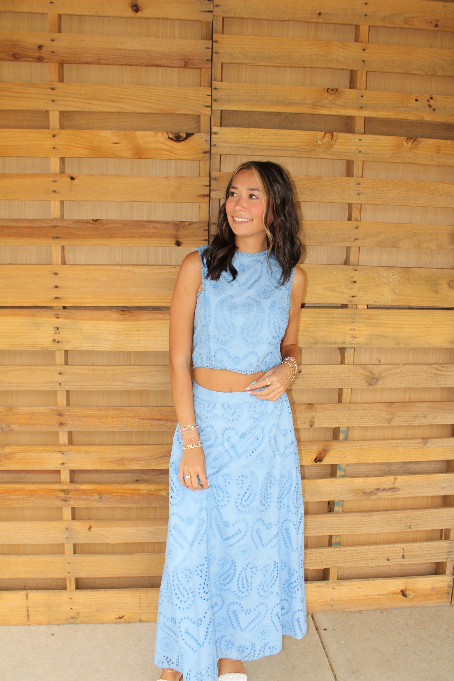 Ocean Blue Maxi Set