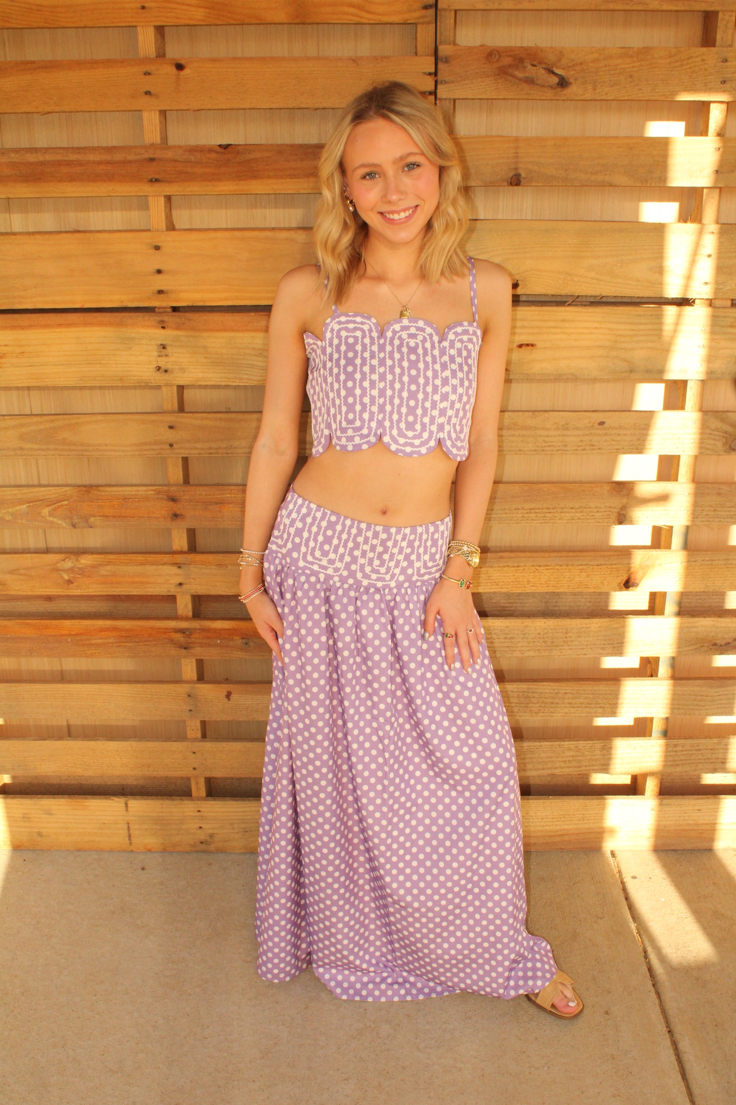 Sweet Violet Maxi Set