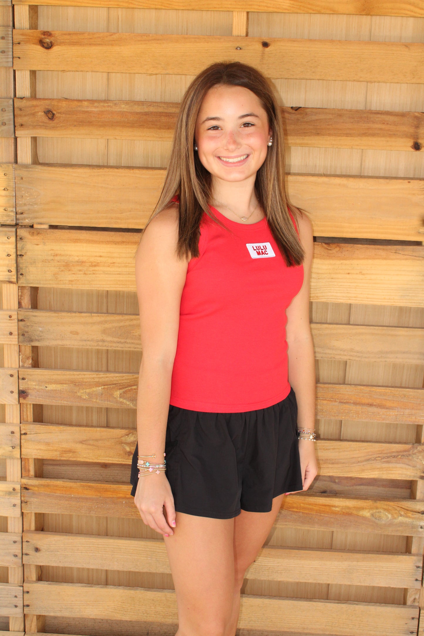Red Lulu Mac Tank