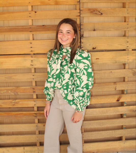 Grassy Tie Top