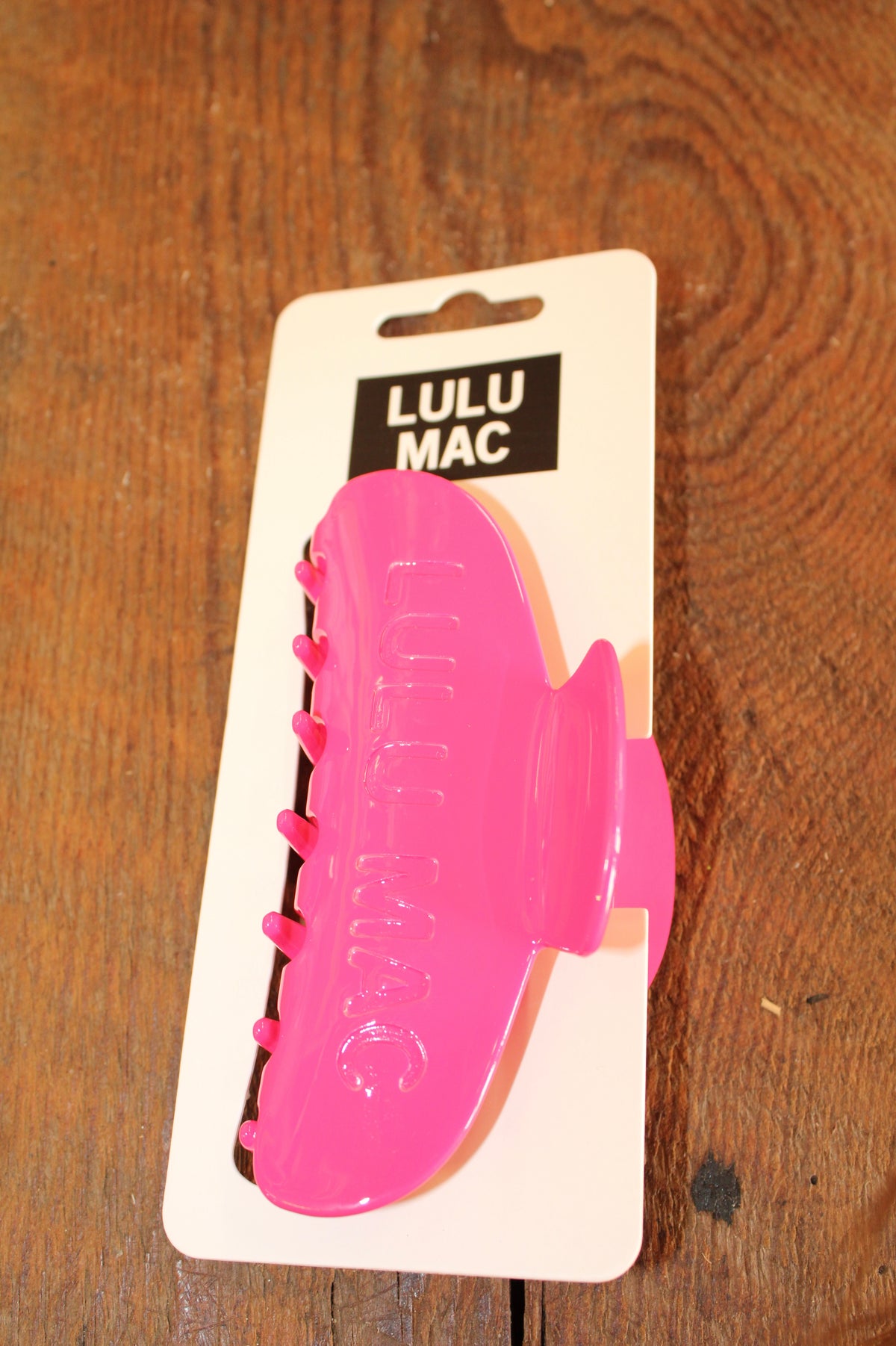 Hot Pink Lulu Mac Claw Clip