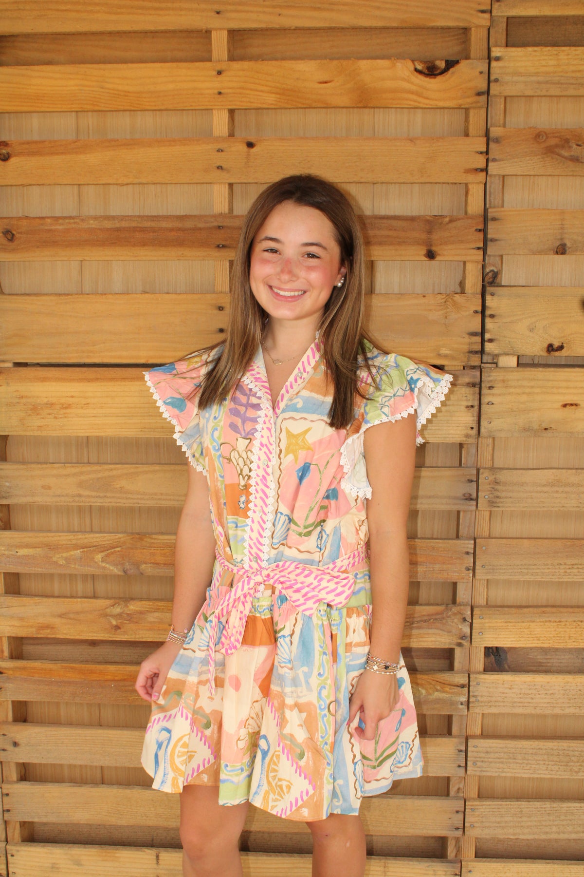 Seashell Ruffle Dress