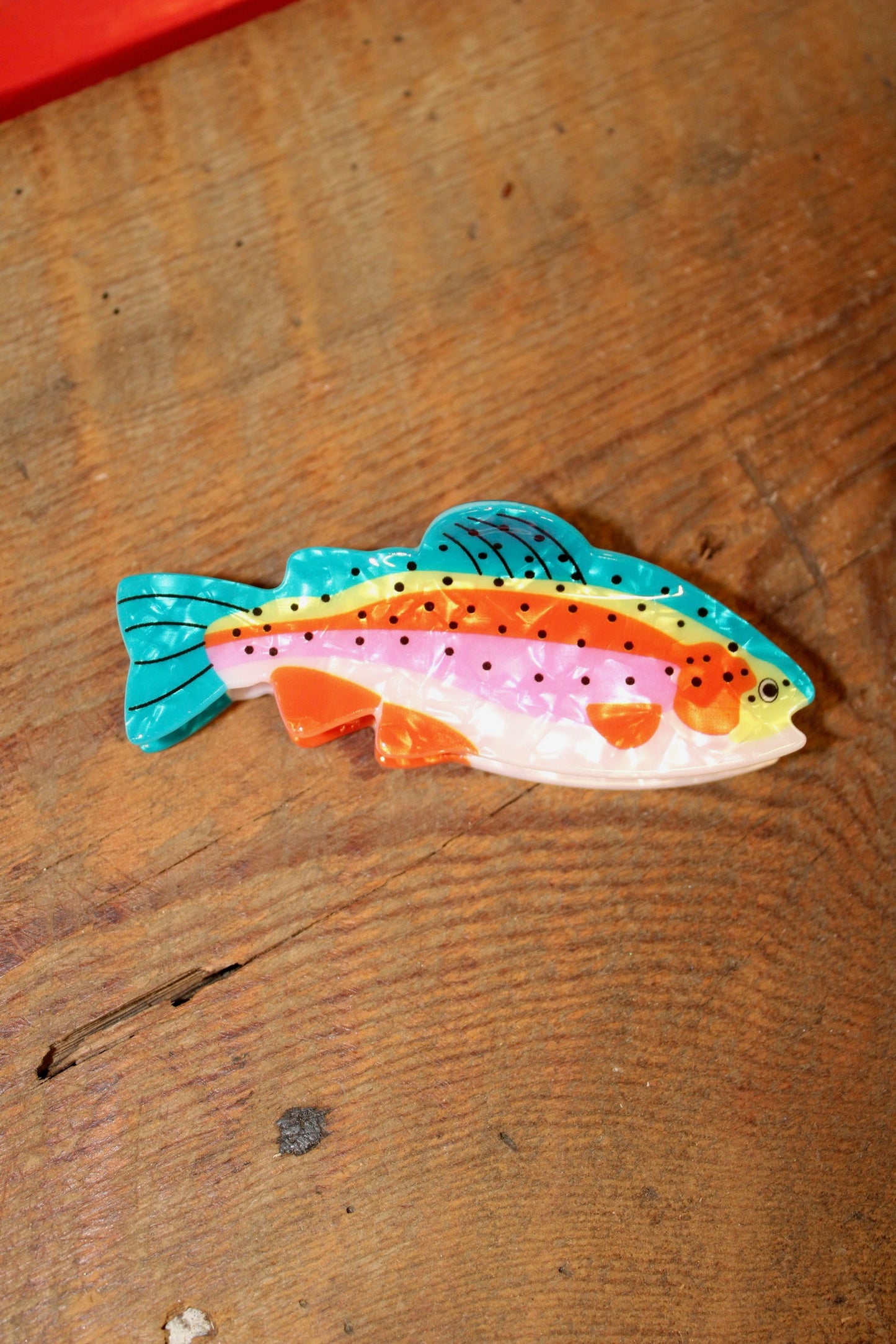 Vibrant Fish Claw Clip